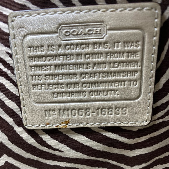 Coach-Weave & Python-Shoulder Bag (0158) - Picture 3 of 6